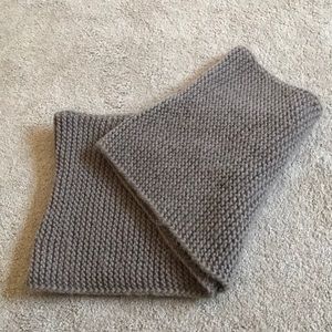 Brown infinity scarf